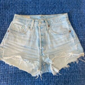Levi’s 501 Light wash Cutoff Shorts